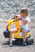 Falk Sitzbagger mit Rädern beweglicher Baggerarm Kinder Sandspielzeug