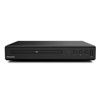 PHILIPS DVD prehrávač TAEP200/12 - DVD prehrávač pre TV - pre takmer všetky formáty diskov - DVD, AVI, DIVX, MPEG a CD prehrávač - DVD mechanika externá - USB Media Link - 22,5 x 19,6 x 4,3 CM - čierna