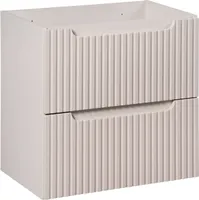 Comad Unterschrank für Waschtisch 60 cm Kaschmir Matt Laminat/MDF, 2 Schubladen