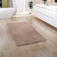 Badezimmerteppich Badematte Badteppich Badvorleger Flauschig Memory Foam 3D Grösse 65x120 cm