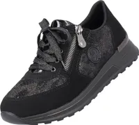 Rieker Komfort Schnürschuhe N1411-90 Damen 31363037363332 Schwarz 39 EU