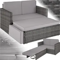 Rattan Lounge Korfu 2-Sitzer widerstandsfähig
