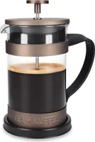 Navaris French Press Kaffeebereiter mit Edelstahl Filter - 600 ml Stempelkanne - 15x10,2x18,2cm - 0,6 l Kaffeezubereiter Presskanne - auch für Tee