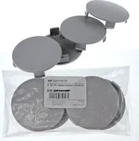 4X 74,5mm Nabenkappen Felgen Deckel Radnaben Kappen Grau Gewölbt kompatibel mit Mercedes