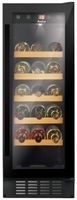Amica WK 341 115 S, Weinkühler mit Kompressor, Freistehend, 20 Flasche(n), G, Innenbeleuchtung, Schwarz