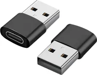 INF 2-balenie adaptéra USB-C na USB na prenos dát a nabíjanie čierna