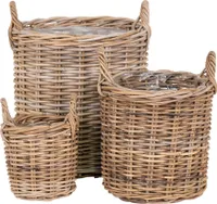 Sema Korbset mit 3-tlg. natur.