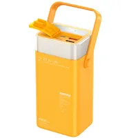 Powerbanka 40000mAh s 22,5W rychlonabíjením a LED světlem - přenosná nabíječka se 4 výstupy, pro outdoor, cestování, nouzové situace