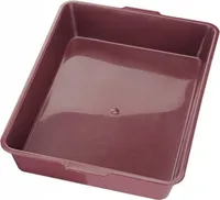 NOBBY Katzen Toilettenschale, rot, 44 x 31 x 8 cm