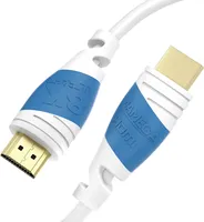 8K Schwarz Ultra High Speed HDMI Kabel - Weiß/Blau - 0,5m