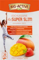 Big-Active 4 X Super Slim Schlankheits-Nahrungsergänzungsmittel Kräuter-Früchtetee 40 G (20 X 2 G)
