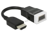 DELOCK HDMI Adapter A -> D-Sub15 St/Bu screwless +Audio +Kab