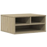 vidaXL Druckerständer Sonoma-Eiche 49x40x22,5 cm Holzwerkstoff