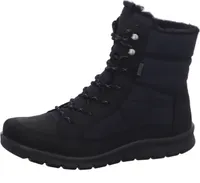 Ecco Babett Boot - Schwarz Leder/Textil Größe: 38 Normal