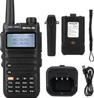 Retevis RA685 Amateurfunkgerät, Dual Band Dual-Display Dual-Standby, 1800 mAh Akku, 128 Kanäle, Automatische Energieeinsparung, Ham Radio für Anfänger