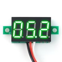 0,28 Mini Digital-Voltmeter mit LED Anzeige, 0-99V, 3-Wire, grün