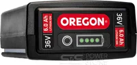 Oregon Akku 6,0 Ah Akkupack B662 EU Ersatzakku Li-Ion 36V PowerNow 216 Wh 610080