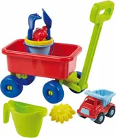 Ecoiffier Handwagen mit Eimergarnitur und Kipplaster