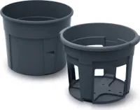 kvetináč na pestovanie zemiakov 39,2cm POTATO GROWER IZIE400-S433 antracit plastový PROSPERPLAST