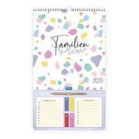 Trötsch Familienkalender Familienplaner mit Stift 2023