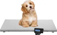 300Kg Digital Platform Scale Pet Scale Package Scale Industrial Pet Scale Stainless Steel Bench Scale Large Animal Scale Pig Goat Scale 660LB Scale