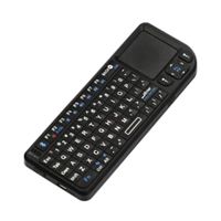 Mini Tastatur Wireless mit Touchpad, 2.4 G Kabellose QWERTY Keyboard Fernbedienung für HTPC IPTV