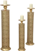 3tlg. Kerzenständer-Set Waltraud