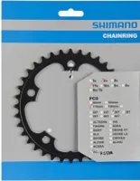 Shimano Kettenblätter FC-RS500 36 Zähne 110 mm Schwarz Aluminium
