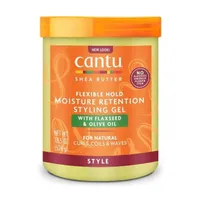 Cantu Shea Butter Flexible Hold Moisture Retention Styling Gel With Flaxseed & Olive 18.5 Oz