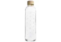 Carry Trinkflasche 0,7l Flower of Life, klar/weiß