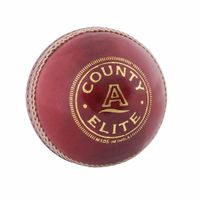 Readers - "County Elite A"  Leder Cricket Ball für Herren RD972 (Einheitsgröße) (Rot)