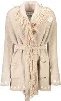 BLUGIRL Strickjacke Damen Textil Beige SF8760 - Größe: XL