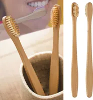 Bambuszahnbürste 2er Set Holzbürste nachhaltig Zahnreinigung Zahnbürste  Bambus