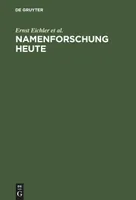 Namenforschung heute