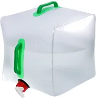 Faltbarer Wasserkanister, 2 Stck 10l Wassertank Mit Zapfhahn - Tragbarer  Trinkwasserbehlter Fr Camping Und Wanderungen