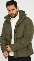 SOULSTAR Herren Winterjacke S2TAHTA Herren Pufferjacke mit Kapuze warme Steppjacke Mens Jacket