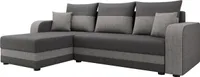 MIRJAN24 Ecksofa Hewlet Bis, Sofa mit Bettkasten und Schlaffunktion, L-Form, Stilvoll Eckcouch vom Hersteller (Farbe: Lux 06 + Lux 05)