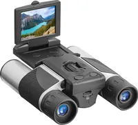 Dalekohled, digitální fotoaparát, dalekohled pro pozorování ptáků, outdoorová videokamera, 2,0palcový LCD displej, 8x digitální zoom, Type-C, stříbrný