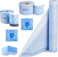 AbdichtungSet Dusche Balkon Dichtband Dichtbahn Duschelement Ecken Profi SET B1