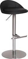 WOHNLING Barhocker Schwarz Barstuhl Tresenstuhl Design Bistrohocker Modern