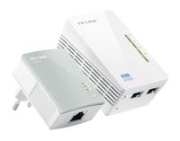 TP-LINK powerline (LAN přes 230V) TL-WPA4220KIT 2.4GHz, extender, 600Mbps, Wifi Clone
