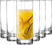 Glasmark KROSNO 1992 Gläser-Set 6-teilig Trinkgläser Wassergläser Longdrinkgläser Saftgläser Spülmaschinenfest 6x340 ml