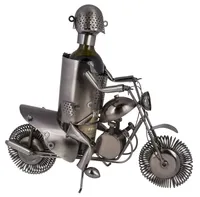Flaschenhalter Motorrad aus Metall Flaschenständer