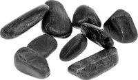 Kamyki rzeczne czarne 20mm-40mm 5kg - kamienie dekoracyjne do wypełniania wazonów, dekoracji stołu i ogrodu