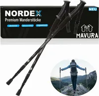 Turistické hole NORDEX trekingové hole teleskopické Nordic Walking ultralehké hliníkové