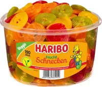 Haribo - 8 DOSEN Set - Happy Cola, Kirsch Cola, Riesen Erdbeeren, Saure Gurken, Happy Cherries, die Schlümpfe, Frösche Quaxi, Bärchen Pärchen