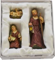 Krippenfiguren 3 teiliges Set Maria Josef Jesus Krippe Weihnachten