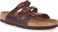 Birkenstock Florida Drei Riemen Geölte Leder Sandale Dunkelbraun – 7,5 UK - 41 EU - 10/10,5F - 8/8,5M US / Havanna