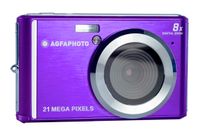 Agfa Photo DC5200 Purple Kompakte Digitalkamera mit 21MP, 2.4 LCD-Display und 8-fachem Digitalzoom