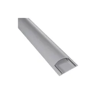 Fußbodenkanal Kabelkanal Kabelleiste selbstklebend Halbrund Ultra-Flach 2cm x 1m